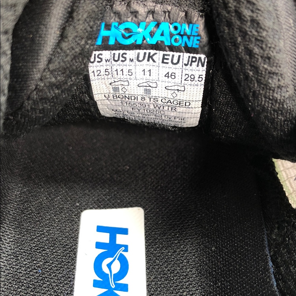 Hoka One One Bondi 8 TS Caged Stealth Tech Pack Men’s Running Shoes - Size 11.5 - Picture 2 of 10